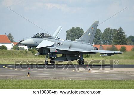 Eurofighter EF2000 Typhoon from the German Air Force. View Large Photo Image Picture - Eurofighter EF2000 Typhoon from the German Air Force.. Fotosearch