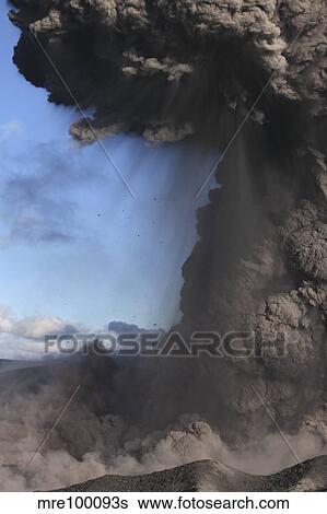 Eyjafjallajokull eruption, Summit crater, Iceland. View Large Photo Image Stock Photograph - Eyjafjallajokull eruption, Summit crater, Iceland.. Fotosearch