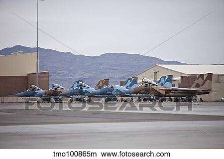 F-15C Eagles at Nellis Air Force Base, Nevada. View Large Photo Image Picture - F-15C Eagles at Nellis Air Force Base, Nevada.. Fotosearch