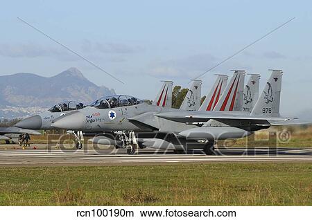 F-15D Baz from the Israeli Air Force at Decimomannu Air Base, Italy. View Large Photo Image Picture - F-15D Baz from the Israeli Air Force at Decimomannu Air Base, Italy.. Fotosearch