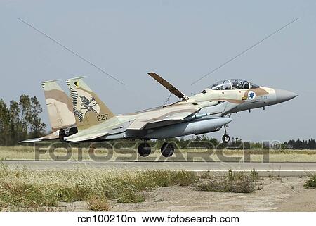 F-15I Ra'am from the Israeli Air Force landing at Decimomannu Air Base. View Large Photo Image Picture - F-15I Ra'am from the Israeli Air Force landing at Decimomannu Air Base.. Fotosearch