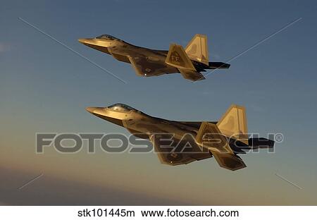 F-22A Raptors fly over Langley Air Force Base, Virginia. View Large Photo Image Picture - F-22A Raptors fly over Langley Air Force Base, Virginia.. Fotosearch