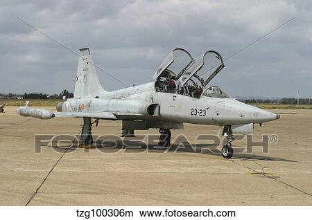 F-5 Tiger II used as a lead-in trainer aircraft for the Spanish Air Force. View Large Photo Image Picture - F-5 Tiger II used as a lead-in trainer aircraft for the Spanish Air Force.. Fotosearch
