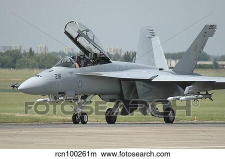 F/A-18F Super Hornet of the U. S. Navy. View Large Photo Image Picture - F/A-18F Super Hornet of the U. S. Navy.. Fotosearch