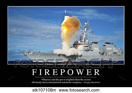 Firepower: Inspirational Quote and Motivational Poster View Large Photo Image Picture - Firepower: Inspirational Quote and Motivational Poster. Fotosearch