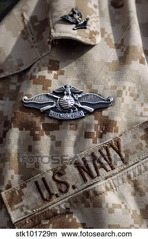 Fleet Marine Force Warfare device pin. View Large Photo Image Picture - Fleet Marine Force Warfare device pin.. Fotosearch