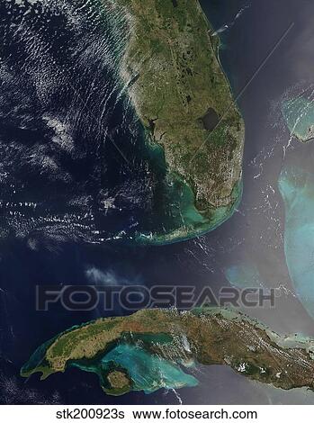Florida and Cuba View Large Photo Image Stock Photograph - Florida and Cuba. Fotosearch