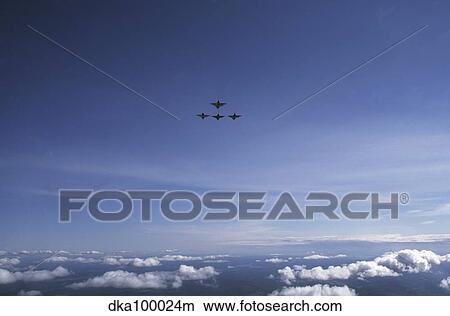 Four Saab 37 Viggen fighters of the Swedish Air Force. View Large Photo Image Picture - Four Saab 37 Viggen fighters of the Swedish Air Force.. Fotosearch