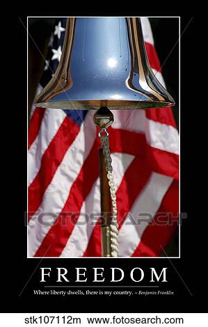 Picture - Freedom: Inspirational Quote and Motivational Poster. Fotosearch
