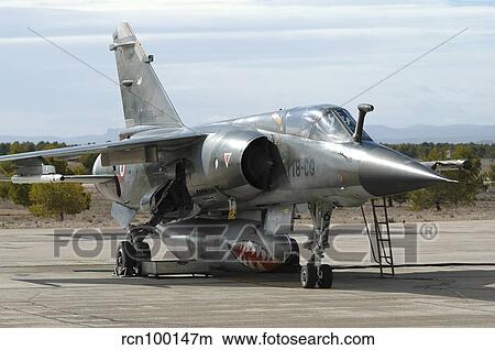 French Air Force Mirage F1CR at Albacete Air Base. View Large Photo Image Picture - French Air Force Mirage F1CR at Albacete Air Base.. Fotosearch