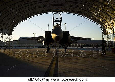 Front view of a U. S. Air Force F-15E Strike Eagle aircraft. View Large Photo Image Picture - Front view of a U. S. Air Force F-15E Strike Eagle aircraft.. Fotosearch