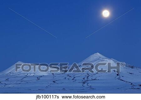 Full moon over Ogilvie Mountains, Canada. View Large Photo Image Stock Photograph - Full moon over Ogilvie Mountains, Canada.. Fotosearch