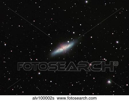 Stock Photograph - Galaxy M82 in Ursa Major. Fotosearch