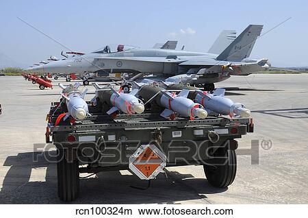 GBU-12 Laser Guided Bombs of the Royal Canadian Air Force ready to be loaded. View Large Photo Image Picture - GBU-12 Laser Guided Bombs of the Royal Canadian Air Force ready to be loaded.. Fotosearch