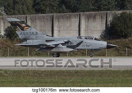 Picture - German Air Force Tornado ASSTA aircraft, Manching Air Base, Germany.. Fotosearch