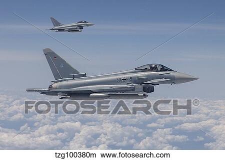 Picture - German Eurofighter Typhoon jets.. Fotosearch