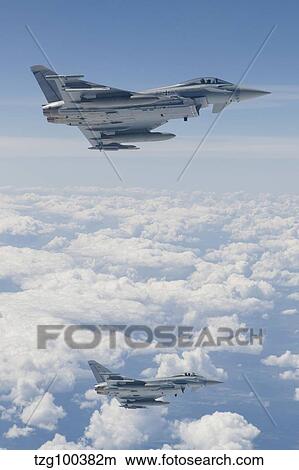 German Eurofighter Typhoon jets. View Large Photo Image Picture - German Eurofighter Typhoon jets.. Fotosearch