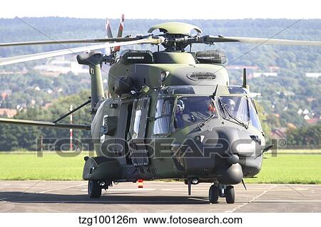 German NH90 helicopter, Buckeburg Air Base, Germany. View Large Photo Image Picture - German NH90 helicopter, Buckeburg Air Base, Germany.. Fotosearch