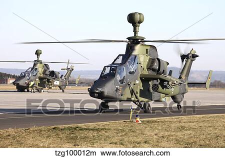 German Tiger Eurocopters at Fritzlar Airfield, Germany. View Large Photo Image Picture - German Tiger Eurocopters at Fritzlar Airfield, Germany.. Fotosearch