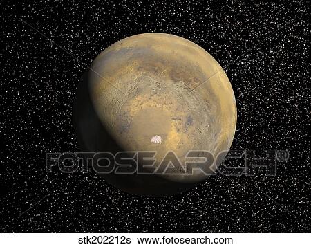 Stock Photograph - Global view of Mars. Fotosearch