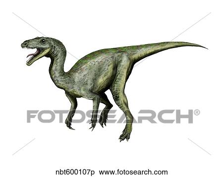 Gojirasaurus dinosaur. View Large Illustration Stock Illustration - Gojirasaurus dinosaur.. Fotosearch