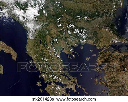 Stock Photograph - Greece and its surrounding countries.. Fotosearch