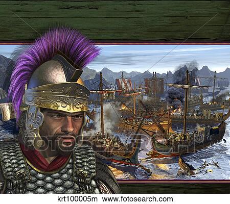Hamilcar, the father of Hannibal. Carthaginians fighting Roman galleys. View Large Illustration Stock Illustration - Hamilcar, the father of Hannibal. Carthaginians fighting Roman galleys.. Fotosearch
