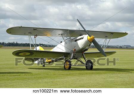 Hawker Hart fighter of the Royal Air Force. View Large Photo Image Picture - Hawker Hart fighter of the Royal Air Force.. Fotosearch