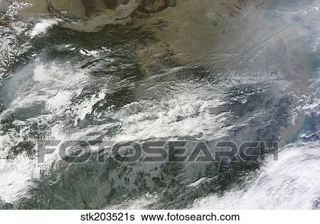 Haze over China. View Large Photo Image Stock Photograph - Haze over China.. Fotosearch