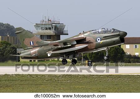 Hellenic Air Force TA-7C Corsair taking off. View Large Photo Image Picture - Hellenic Air Force TA-7C Corsair taking off.. Fotosearch