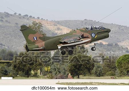 Hellenic Air Force TA-7C Corsair taking off. View Large Photo Image Picture - Hellenic Air Force TA-7C Corsair taking off.. Fotosearch