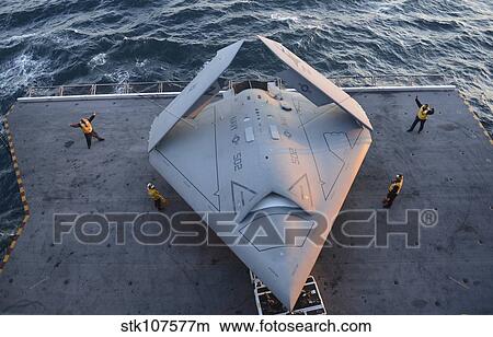 High angle view of an Unmanned Combat Air System. View Large Photo Image Picture - High angle view of an Unmanned Combat Air System.. Fotosearch