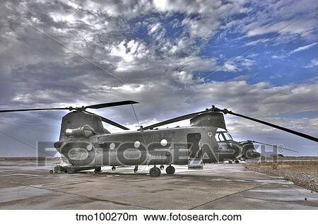 High dynamic range image of a CH-47 Chinook helicopter. View Large Photo Image Picture - High dynamic range image of a CH-47 Chinook helicopter.. Fotosearch