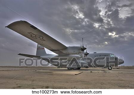 High dynamic range image of a U. S. Air Force C-130 Hercules. View Large Photo Image Picture - High dynamic range image of a U. S. Air Force C-130 Hercules.. Fotosearch