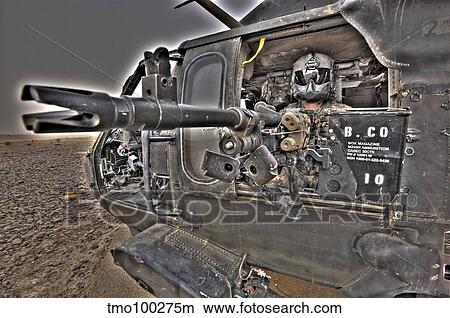 High dynamic range image of a UH-60 Black Hawk gunner. View Large Photo Image Picture - High dynamic range image of a UH-60 Black Hawk gunner.. Fotosearch