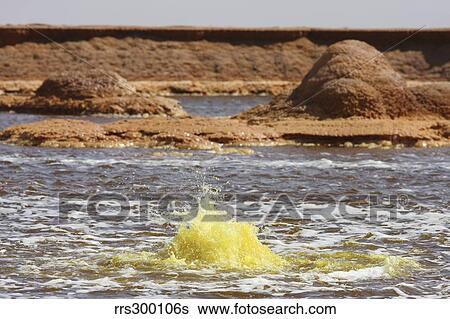 Hot spring in yellow brine lake, Dallol geothermal area, Danakil Depression, Ethiopia. View Large Photo Image Stock Photograph - Hot spring in yellow brine lake, Dallol geothermal area, Danakil Depression, Ethiopia.. Fotosearch