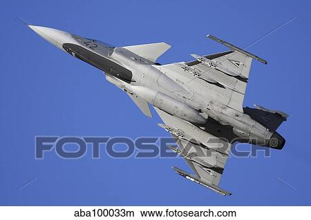 Hungarian Air Force Saab JAS-39C Gripen fighter plane. View Large Photo Image Picture - Hungarian Air Force Saab JAS-39C Gripen fighter plane.. Fotosearch