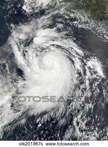 Stock Photograph - Hurricane Elida. Fotosearch