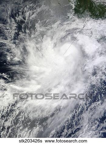 Hurricane Frank off Mexico. View Large Photo Image Stock Photograph - Hurricane Frank off Mexico. . Fotosearch
