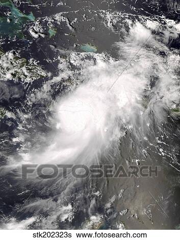 Hurricane Gustav over Hispaniola. View Large Photo Image Stock Photograph - Hurricane Gustav over Hispaniola.. Fotosearch