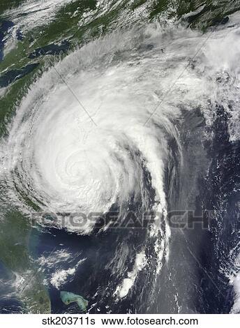 Stock Photograph - Hurricane Irene over the eastern United States.. Fotosearch