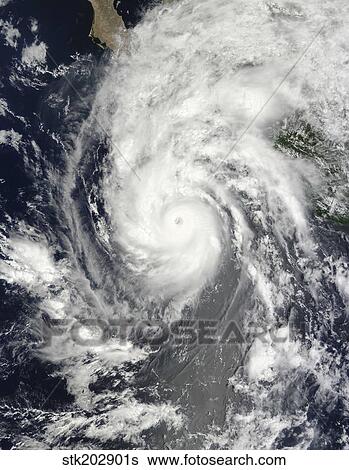 Hurricane Jimena approaching Baja California. View Large Photo Image Stock Photograph - Hurricane Jimena approaching Baja California.. Fotosearch