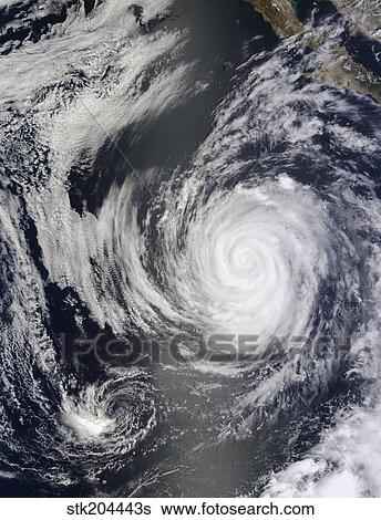 Stock Photograph - Hurricane Marie off Mexico.. Fotosearch