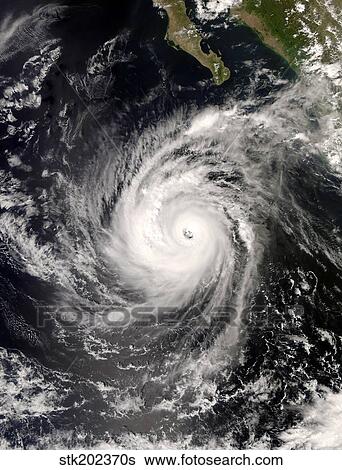 Hurricane Norbert off Mexico. View Large Photo Image Stock Photograph - Hurricane Norbert off Mexico.. Fotosearch
