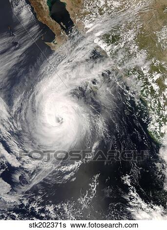 Hurricane Norbert off Mexico. View Large Photo Image Stock Photograph - Hurricane Norbert off Mexico.. Fotosearch