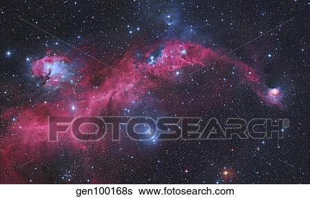 IC 2177, the Seagull Nebula. View Large Photo Image Stock Photograph - IC 2177, the Seagull Nebula.. Fotosearch