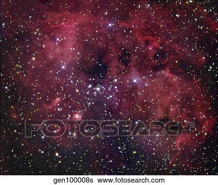 IC 410 emission nebula in Auriga. View Large Photo Image Stock Photograph - IC 410 emission nebula in Auriga.. Fotosearch
