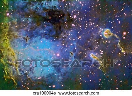 IC 410, The Tadpole Nebula View Large Photo Image Stock Photograph - IC 410, The Tadpole Nebula. Fotosearch