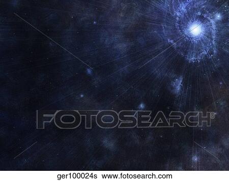 Stock Illustration - Illustration of a bright star in outer space.. Fotosearch