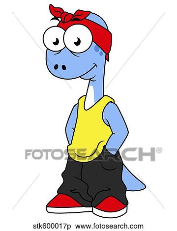 Illustration of a Brontosaurus dressed in hip hop clothing. View Large Illustration Stock Illustration - Illustration of a Brontosaurus dressed in hip hop clothing.. Fotosearch
